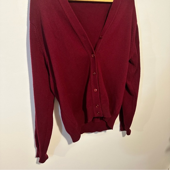Vintage Oxford Lambswool Cardigan - Pure New Wool - Size 40 - Picture 3 of 7